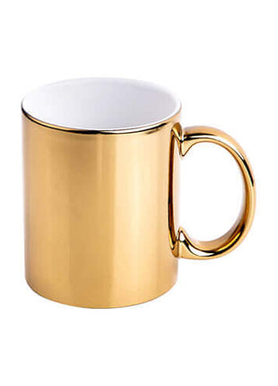 330 ml (11 oz) Messing-Effekt-Tasse Gold für Sublimation