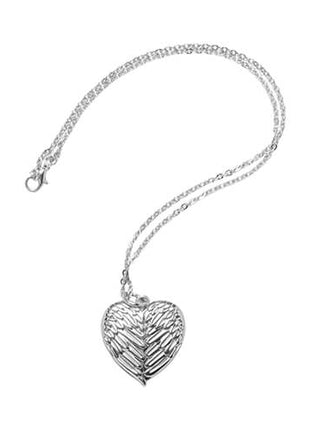 Heart Angel Wings Ketting Zilver voor sublimatie