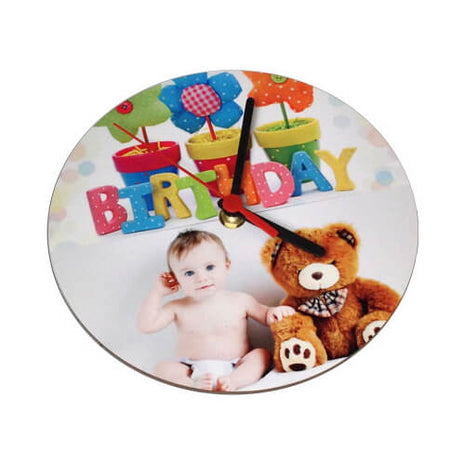 Uhr Ø19 cm Rund für Sublimation