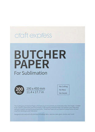 Butcher paper 290 x 450 mm Craft Express - 200 vellen voor sublimatie