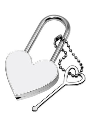 Vorhängeschloss-Herz zur Sublimation