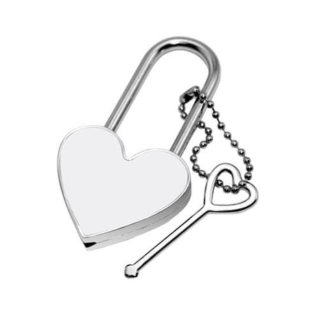 Padlock Heart for sublimation