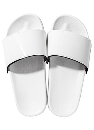 Weiße Hausschuhe für die Sublimation