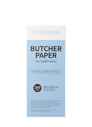 Butcher paper 100 x 240 mm Craft Express - 200 vellen voor sublimatie