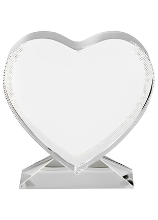 Fotokristall mit Ständer Herz zur Sublimation