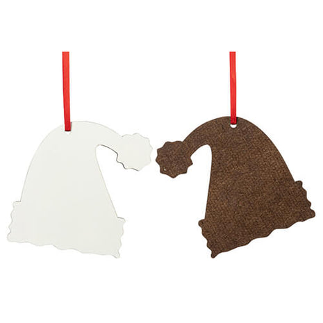 MDF Tree Hanger Santa Hat for Sublimation