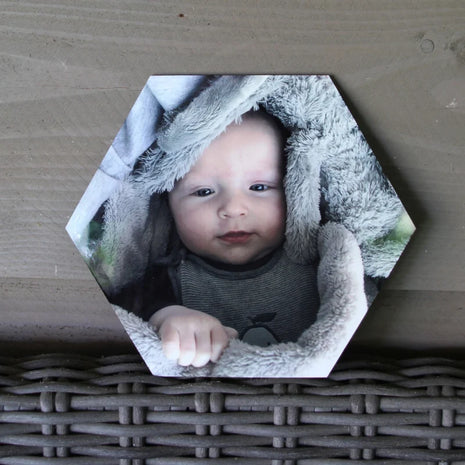 MDF fotolijst Hexagon (kies uw maat)