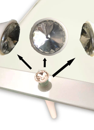 Glasrahmen 15 x 23 cm zur Sublimation