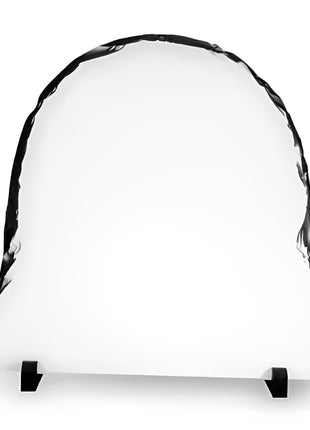 Slate Wave Round 15x15cm for sublimation