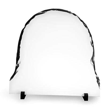 Slate Wave Round 15x15cm for sublimation