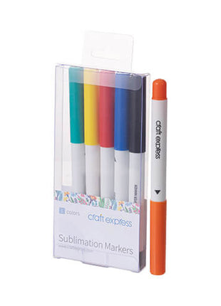 Craft Express 6 sublimatiemarkers voor sublimatie