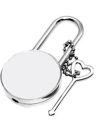 Vorhängeschloss rund zur Sublimation