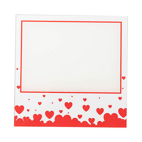 Glasframe Love voor Sublimatie – 20 x 20 cm (excl. houten basis)