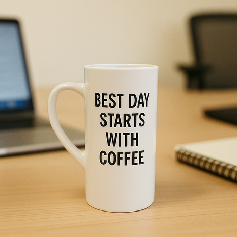 300ml (10,14oz) Smalle Mok voor sublimatie sublimatievoordeel.nl