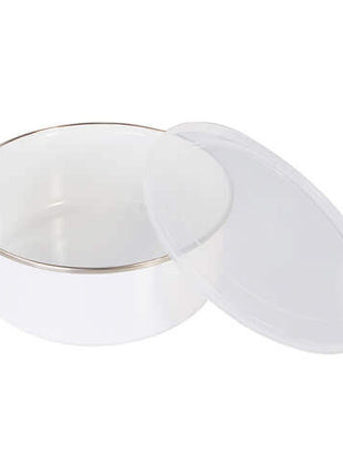 1200 ml geëmailleerde kom met deksel voor sublimatie