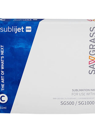 Sawgrass SubliJet-UHD SG500 / SG1000 Gel Inkt - CYAN voor Sawgrass sublimatieprinter
