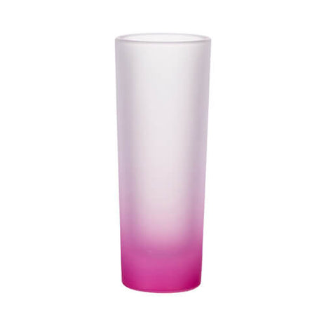 90ml (3oz) Frosted Shotglaasje Gradient Magenta voor sublimatie