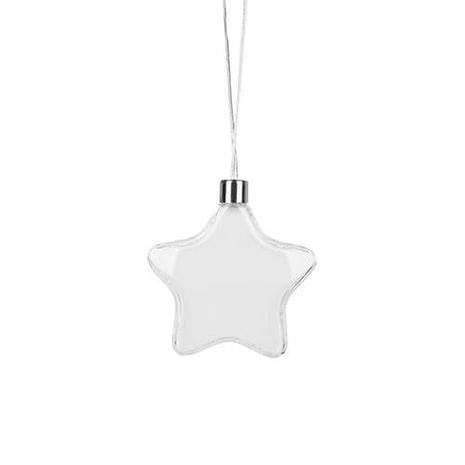 Transparent Photo Ornament Star for sublimation