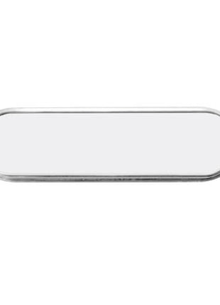 Rechteckiges Namensschild aus Metall mit abgerundeten Ecken zur Sublimation