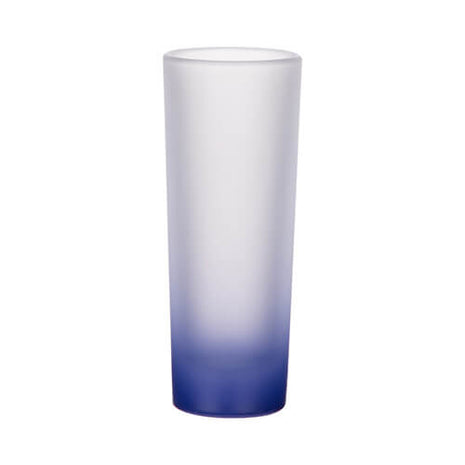 90ml (3oz) Frosted Shotglaasje Gradient Blauw voor sublimatie