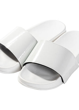 Weiße Hausschuhe für die Sublimation