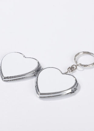 Metal Keychain Heart for sublimation