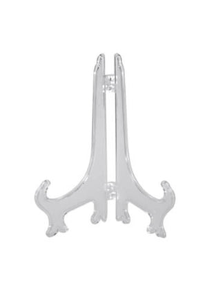 Transparante standaard voor borden/tegels max 18cm