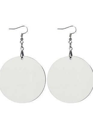 MDF oorbellen cirkel voor sublimatie