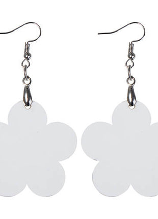 MDF oorbellen bloem voor sublimatie