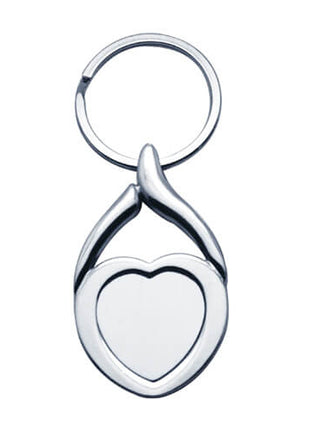 Metal Keychain Heart for sublimation