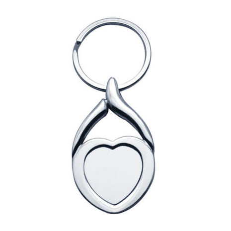 Metal Keychain Heart for sublimation