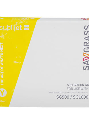 Sawgrass SubliJet-UHD SG500 / SG1000 Gel Inkt - YELLOW voor Sawgrass sublimatieprinter