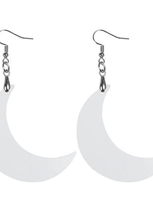 MDF oorbellen maan voor sublimatie