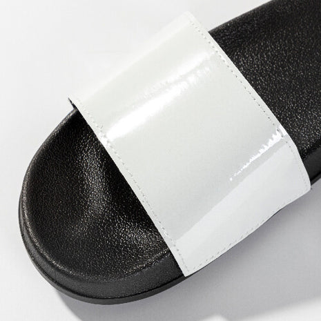 Badslippers zwart voor sublimatie