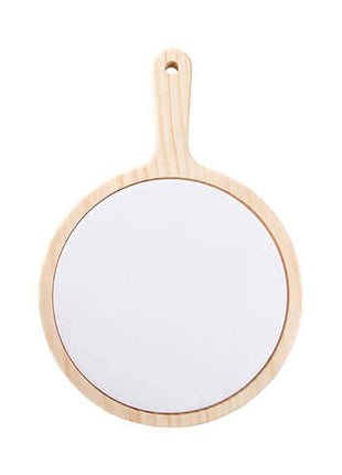 Houten Kaasplank Rond met Keramische Tegel voor sublimatie