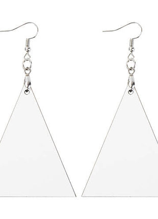 MDF oorbellen driehoek voor sublimatie