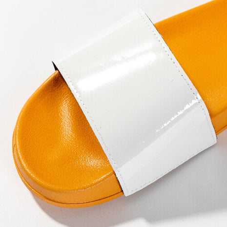 Badslippers geel voor sublimatie