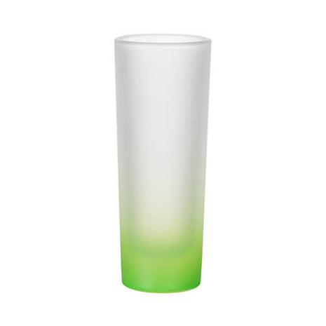 90ml (3oz) Frosted Shotglaasje Gradient Groen voor sublimatie