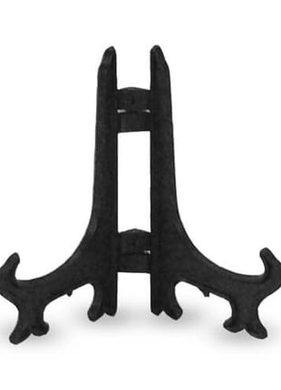 Zwarte standaard voor borden/tegels max 18cm