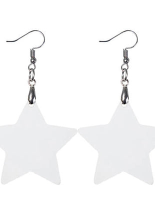 MDF oorbellen ster voor sublimatie