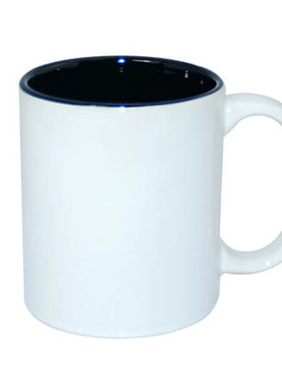 Sublimatie Mok met zwarte binnenkant klasse A+ 330ml (11oz)