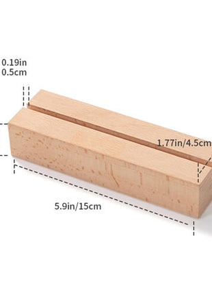 Houten LED lamp basis rechthoek voor sublimatie
