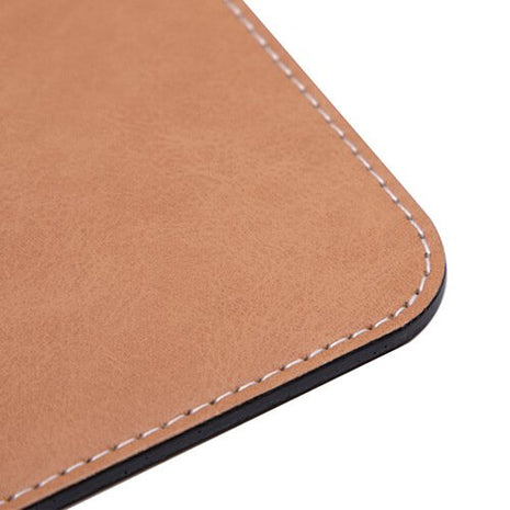 PU Leren Placemat 23 x 19 cm Bruin voor sublimatie