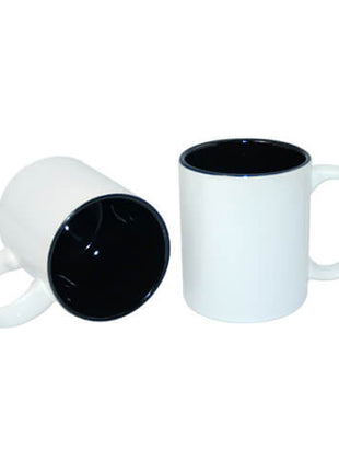 Sublimatie Mok met zwarte binnenkant klasse A+ 330ml (11oz)