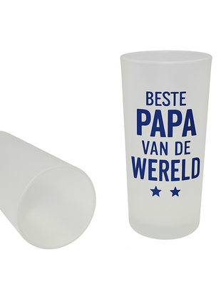 Sublimatie Glas 230ml – Frosted Afwerking, Ideaal voor Personaliseerbare Prints