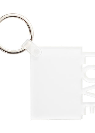 Metal Keychain Heart for sublimation