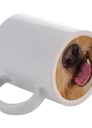 330ml (11oz) Mok klasse A+ onderkant hond voor sublimatie