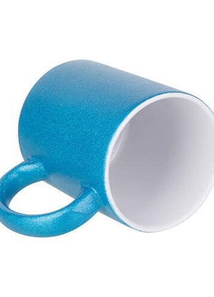 330 ml (11oz) Glitter Mok Blauw voor sublimatie