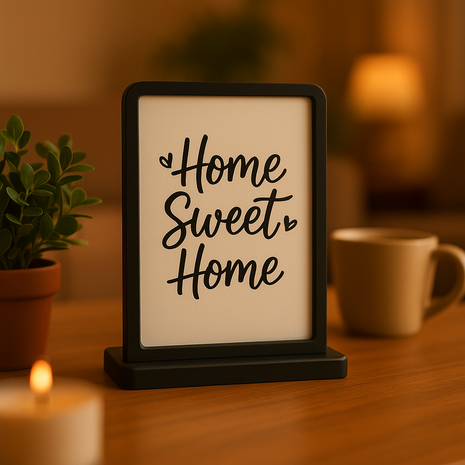 Houten fotolijst Rechthoek met MDF inleg voor sublimatie