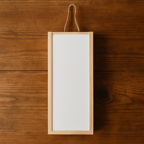 Houten Wijnkist voor sublimatie